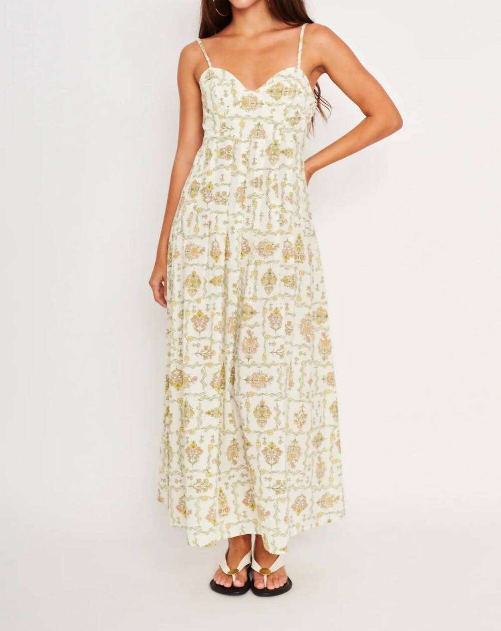NEW DRA LOS ANGELES artani maxi dress in tea garden